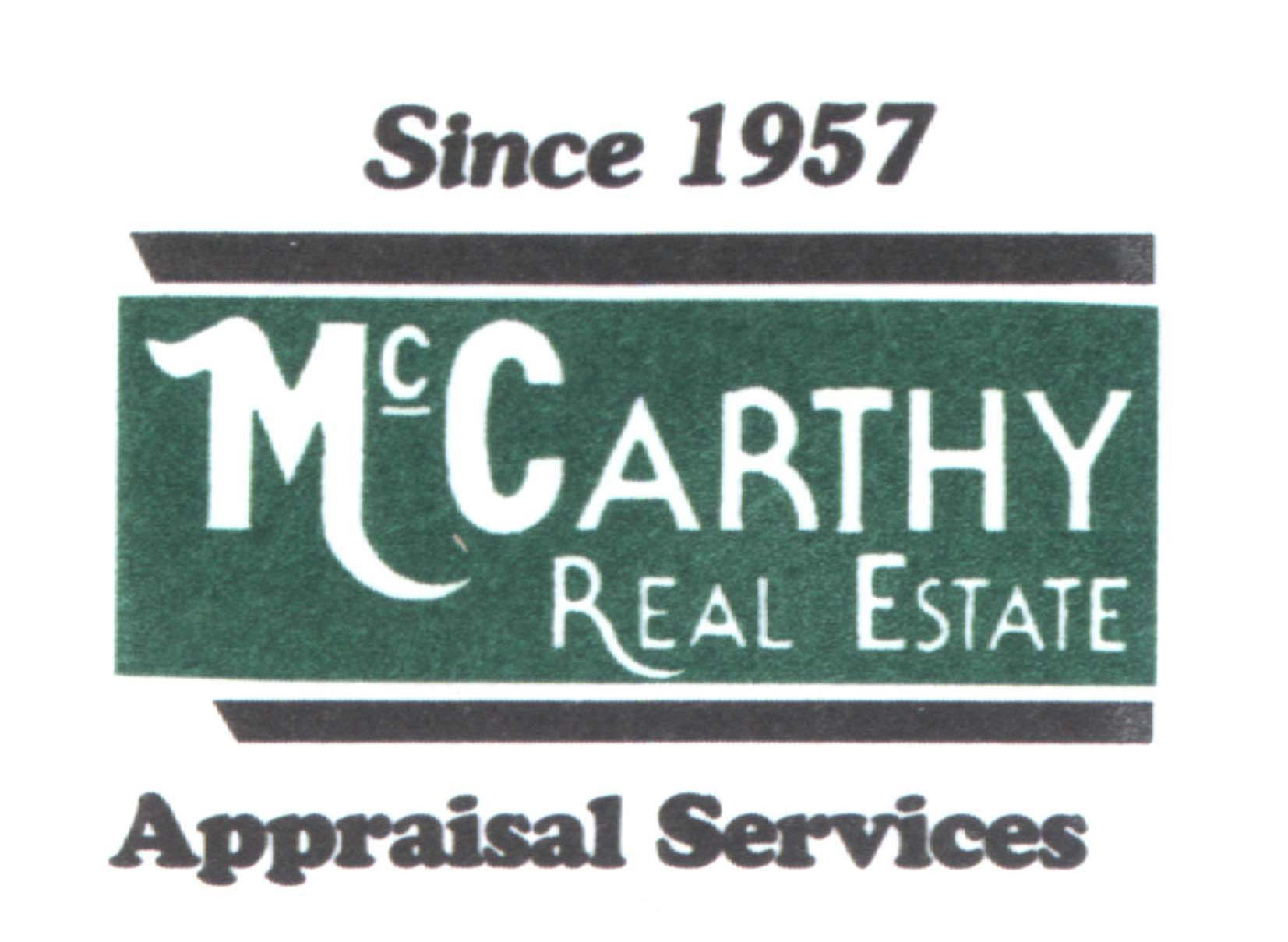 McCarthy Real Estate, Inc.   Appraisal Services Logo